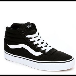 black high top vans, good condition, barely worn